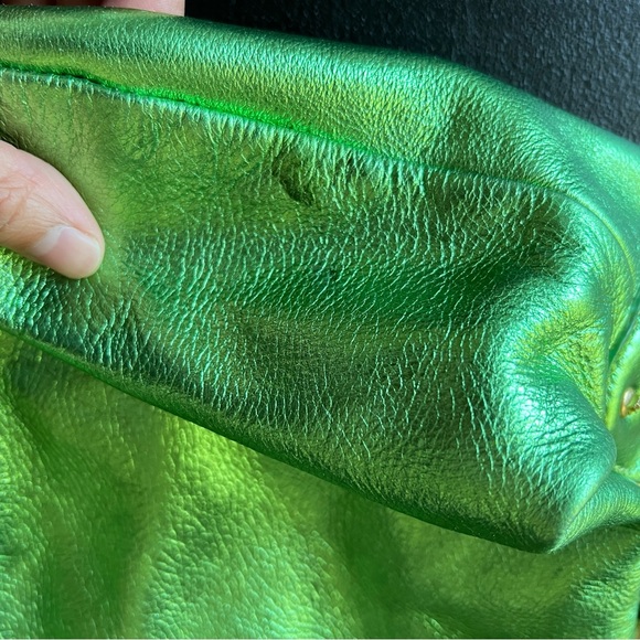 Juicy Couture Y2K 2000s Hobo Green Metallic Bag - Picture 10 of 16